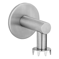 Porte-savon Wenko Turbo-Loc inox mat sans perçage 4,5 x 4 cm porte-savon magnétique support savon adhésif porte-savon mural élégant porte-savon