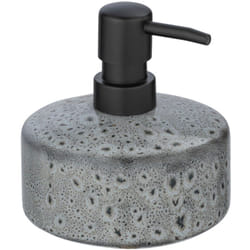 Wenko - Distributeur savon liquide Oviedo, Capacité 350 ml, Céramique, ø 10,8x12 cm, multicolore