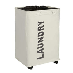 WENKO Panier à linge Quadro Beige