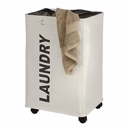 WENKO Panier à linge Quadro Beige