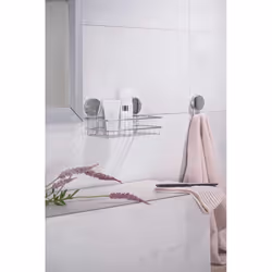 WENKO 24860100 panier et rangement de douche Métal Mural Panier pour douche