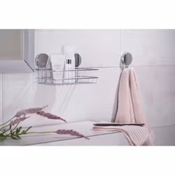 WENKO 24860100 panier et rangement de douche Métal Mural Panier pour douche