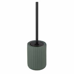 WENKO 24808100, Support et brosse pour toilettes, Vert, Vitrocéramique, Acier inoxydable, 420 mm, 11,5 cm