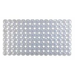 WENKO Tapis de bain Belem tapis de baignoire antidérapant avec ventouses PVC 675x36 cm transparent