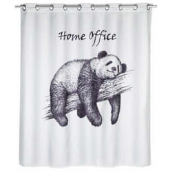 WENKO 24699100 rideau de douche Anneau Polyester Blanc