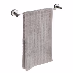 WENKO 25092100 porte-serviettes et anneau porte-serviettes Support de serviette Mural Argent