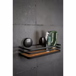 WENKO 24979800 panier et rangement de douche Bambou, Acier inoxydable Mural Panier pour douche - Vue supplémentaire 5