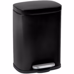 Les poubelles salle de bain doivent être utiles et leur esthétique est trop souvent négligé. La petite poubelle à pédale Leno ...