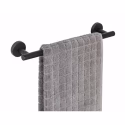 WENKO 24972100 porte-serviettes et anneau porte-serviettes Support de serviette Mural Noir