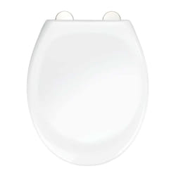 WENKO 25334100 siège de toilette Abattant rigide Thermoplastique Blanc