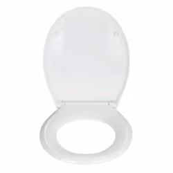 WENKO 25334100 siège de toilette Abattant rigide Thermoplastique Blanc