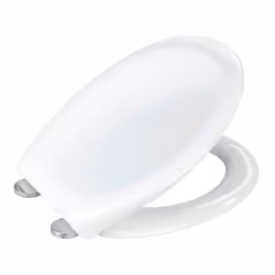 WENKO 25334100 siège de toilette Abattant rigide Thermoplastique Blanc