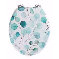 WENKO 25195100, Allongé, Abattant rigide, Vert, Blanc, Panneaux MDF, 35,5 cm, 42,5 cm