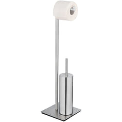 Wenko - Support papier toilette et brosse recco pour wc - 2 en 1