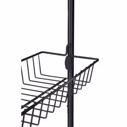 WENKO 69756800 étagères Étagère Mural Métal Noir