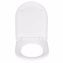 WENKO 24988100 siège de toilette Abattant rigide Duroplast Blanc