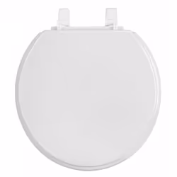 WENKO 25112100, Rond, Abattant rigide, Blanc, Duroplast, 43,5 cm, 44 cm