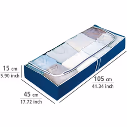 Découvrez l'innovation dans l'organisation du rangement sous lit avec le set de 4 housses de rangement Air de WENKO. Conçues ...
