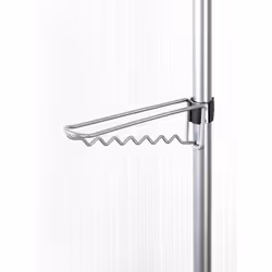 WENKO 6200060100, Métal, 5 crochet(s), Noir, Gris, Plastique, Modem, 610 mm
