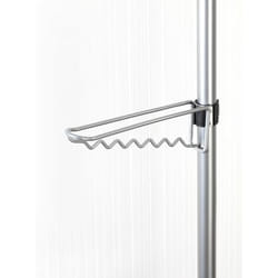 WENKO 6200060100 porte-manteaux 5 crochet(s) Noir, Gris