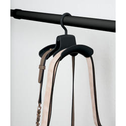 Support sacs à main Herkules, accroche sacs, lot de 3, à ranger sur des tringles à vêtements ou sur le système télescopique Herkules, donne plus