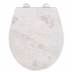 WENKO 25385100 siège de toilette Abattant rigide Duroplast Blanc