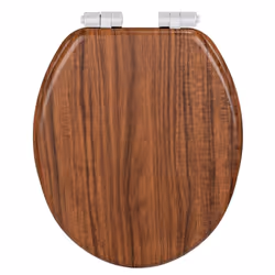 WENKO Chestnut, Abattant rigide, Bois, Panneaux MDF, FSC