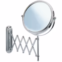 Un miroir mural élégant avec un bras télescopique sera utile pour effectuer des soins quotidiens, le maquillage ou les procéd ...