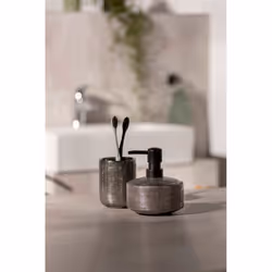 WENKO Rivara Argent Distributeurs de salle de bain