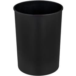 Wenko - Poubelle à couvercle basculant Atri 6 l, Poubelle salle de bain en plastique et seau intérieur, sachet plastique invisible, 21 x 25,5 cm,