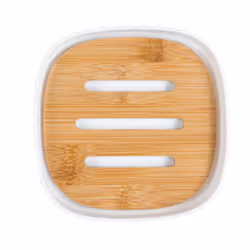 WENKO Rotello porte-savon Blanc, Bois