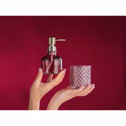 WENKO Atessa Distributeur de savon 0,2 L Or, Rose