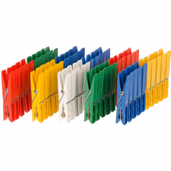 Les pinces à linges Colorado sont livrées en sets pratiques de 50 unités. Elles sont une aide pratique dans chaque ménage et  ...