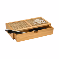 WENKO Allegre Bois Bambou Rangement de salle de bain