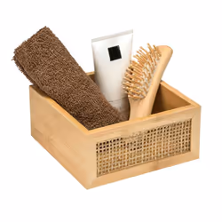 WENKO Allegre Bois Bambou Rangement de salle de bain