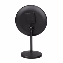 WENKO 25523100 miroir de maquillage Autonome Rond Noir, Blanc