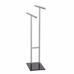 WENKO 25389100 porte-serviettes et anneau porte-serviettes Support de serviette Colonne Argent