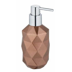 WENKO Lanciano Distributeur de savon 0,2 L Bronze, Argent