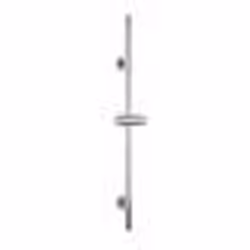 Barre de douche - Wenko - Basic - Inox - Argenté - 66 cm - Support mural réglable