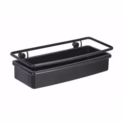 WENKO 25564100, Noir, Plastique, Acier inoxydable, Mat, Vis, 300 mm, 140 mm