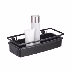 WENKO 25564100 étagère murale de salle de bain Plastique, Acier inoxydable