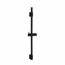 Barre de douche - Wenko - Classic - Inox - Noir - D 22 cm H 70 cm