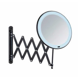 WENKO Barona miroir mural Rond Noir