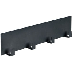 Barre à crochets magnétique Ima noire, accessoire Black Outdoor Kitchen, 4 crochets pour suspendre torchons & ustensiles, fixation rapide sans