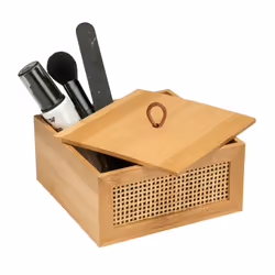 WENKO Allegre Bois Bambou Rangement de salle de bain
