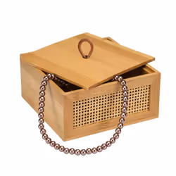 WENKO Allegre Bois Bambou Rangement de salle de bain