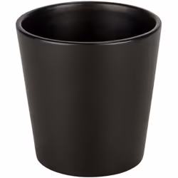 Pot en céramique KURO dans la couleur du noir intense - un accessoire à la mode qui mettra en valeur la beauté des plantes en ...