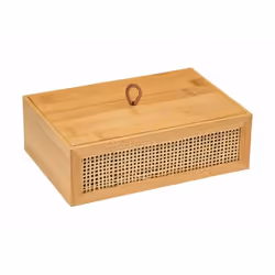 WENKO Allegre, Rangement de salle de bain, Bois, Bambou, 220 mm, 150 mm, 70 mm