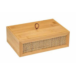 WENKO Allegre Bois Bambou Rangement de salle de bain