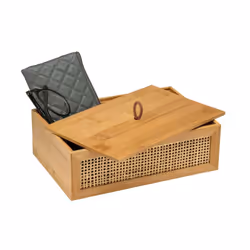 WENKO Allegre Bois Bambou Rangement de salle de bain